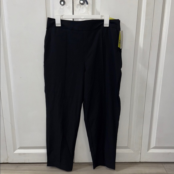 Black Golf Pants High Rise Ankle Length - Picture 1 of 2